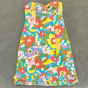 Nanette Lepore strapless bustier summer dress